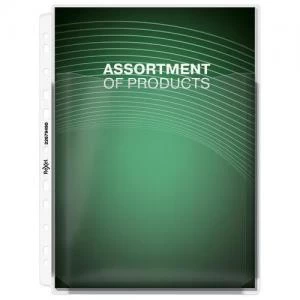 Image of Rexel Extra Capacity Pocket A4 Clear Pack 5 - Outer carton of 10