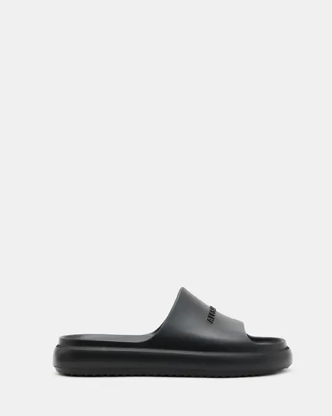 Image of Allsaints Mens Dune Slip On Slide Sandals