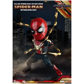 Image of Beast Kingdom Spider-Man: No Way Home Egg Attack Action Figure - Spider-Man (Integrated Suit)