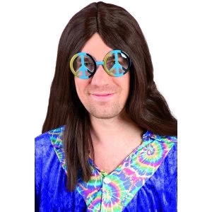 Image of Hippie Glasses For Adult Fancy Dress