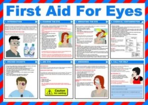Image of Safety Poster - First Aid for Eyes
