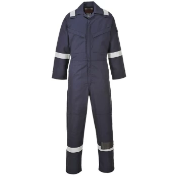 Image of Portwest - FF50NAR48 - sz 48 Aberdeen FR Coverall - Navy