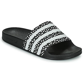 Image of adidas ADILETTE W womens in Black,3