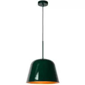 Image of Lucide MISHA - Pendant Light - Ø31cm - 1xE27 - Green
