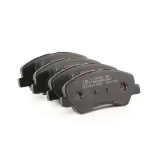 Image of BREMBO Brake pad set HYUNDAI,KIA P 18 025 581011RA00,581011RA05,581011RA10 581011VA00,581014LA00,58101C7A00,58101C8A00,58101C8A10,58101C8A50