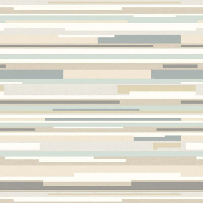 Image of Hoopla Walls Horizontal Stripe Grey 10M Wallpaper Matt Smooth