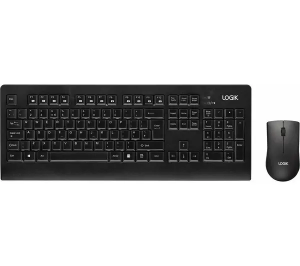 Image of Logik LDESKWL23 Wireless Keyboard & Mouse Set