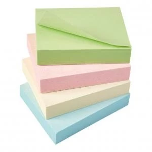 Image of Eco Recycled Notes 38x51mm Re Move Pastel Pack 12 938180