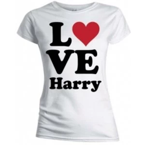 Image of One Direction Love Harry Skinny White TS: Medium