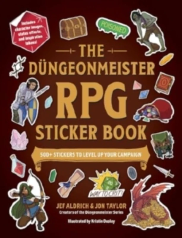 Image of The Dungeonmeister RPG Sticker Book : 500+ Stickers to Level Up Your Campaign Paperback / softback