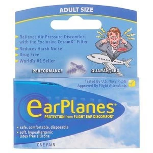 Image of Earplanes Adult Single Flight Ear Discomfort Relief