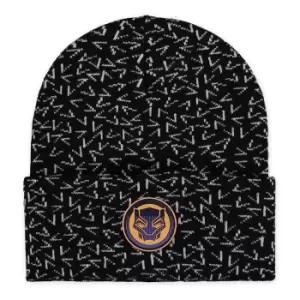 Image of Marvel Beanie Black Panther Logo