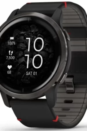 Image of Garmin Venu 2 45mm Slate Stainless Steel Bezel Smartwatch 0100243021