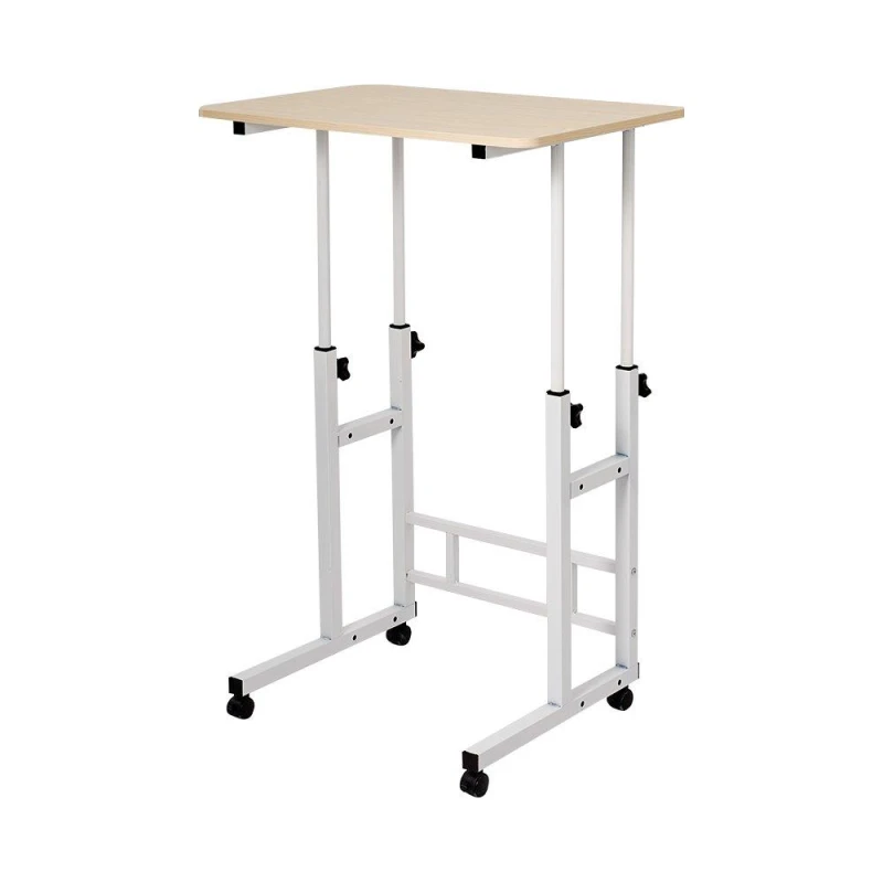 Image of Kabinet UK Adjustable Side Desk for Bed & Study Light Brown unisex One Size