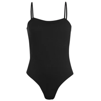Image of Firetrap Blackseal Square Bodysuit - Black