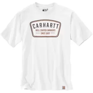 Image of Carhartt Mens Pocket Crafted Graphic Short Sleeve T Shirt S - Chest 34-36' (86-91cm)