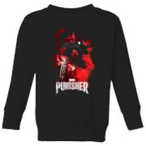 Image of Marvel The Punisher Kids Sweatshirt - Black - 7-8 Years