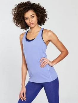 Image of Urban Armor Gear HeatGear Armour Racer Tank Top Light Blue Light Blue Size XL Women