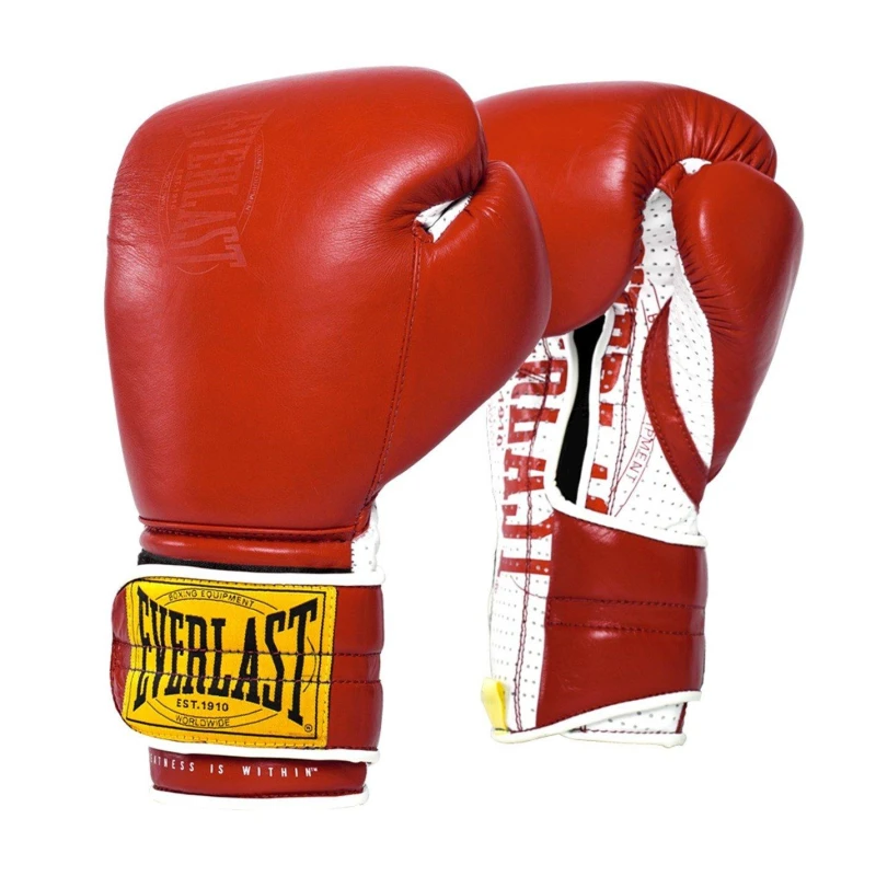 Image of Everlast 1910 Sparring Glove Red unisex 12oz