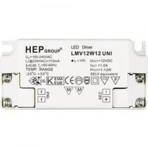 Image of LED transformer Constant voltage 12W 12V 0 1 A