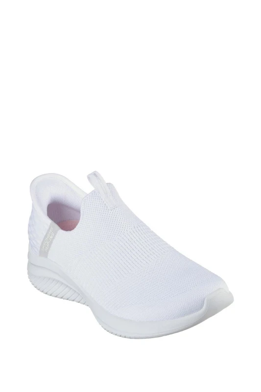 Image of Skechers Womens Ultra Flex 3.0 Slip In White Size: 8 White Female 8