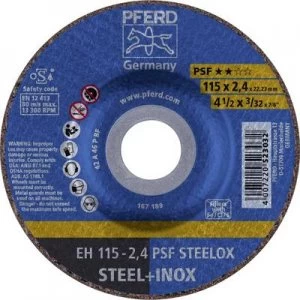 Image of PFERD EH 115-2,4 PSF STEELOX 61740326 Cutting disc (off-set) 115mm 25 pc(s)