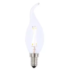 Image of Casa 2W LED Candle E14 Light Bulb, Clear