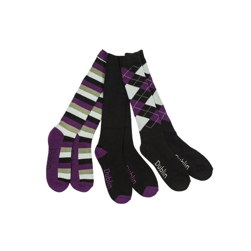 Image of Dublin Dublin Men Socks (Pack Of 3) in True Black True Black One Size Male 5059000353505