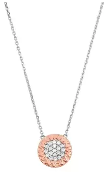 Image of Michael Kors MKC1587AN931 Premium Two Tone CZ Set Necklace Jewellery