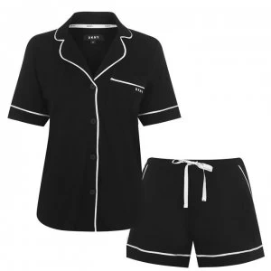 Image of DKNY Signature Short Pyjama Set - Black 001
