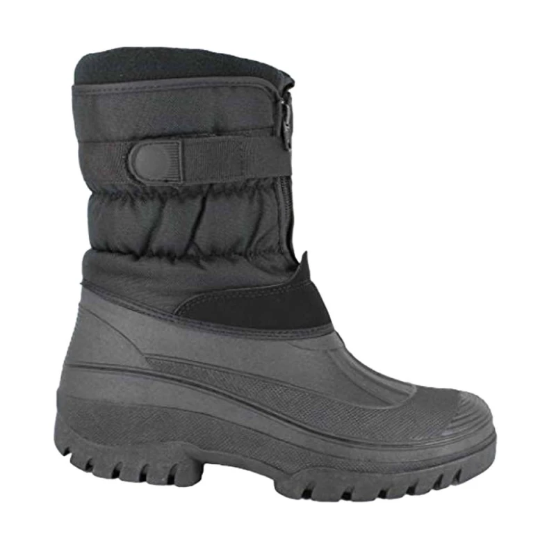 Image of Hy Womens Bretton Winter Ankle Boots in Black Size: 4 Black Female 4