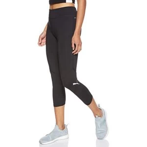 Image of Puma Women Ignite 3/4 Tight Leggings - Black-Puma Black, Large