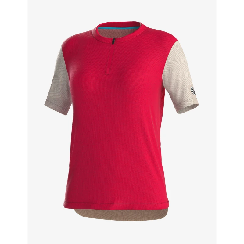 Image of Bicycle Line Womens ZOE Half Zip Short Sleeve Cycling Jersey Fuchsia female 8 (XS)