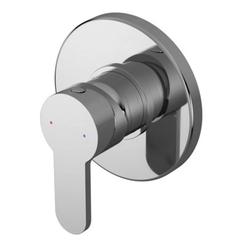 Image of Balterley Round Concealed Manual Shower Valve 1 Outlet Chrome Silver