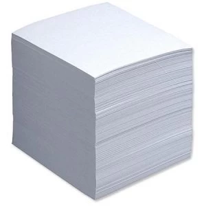 Image of 5 Star Office Refill Block for Noteholder Cube Approx. 750 Sheets of Paper 90x90mm White