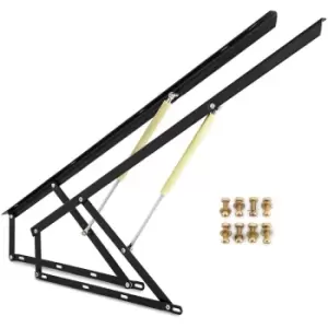 Image of 1 Pair of 4FT Pneumatic Sofa Bed Lift Up Mechanism Kits for Under Bed Storage