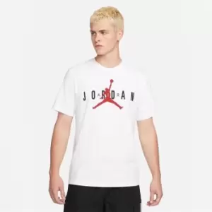 Image of Air Jordan Wordmark T Shirt Mens - White