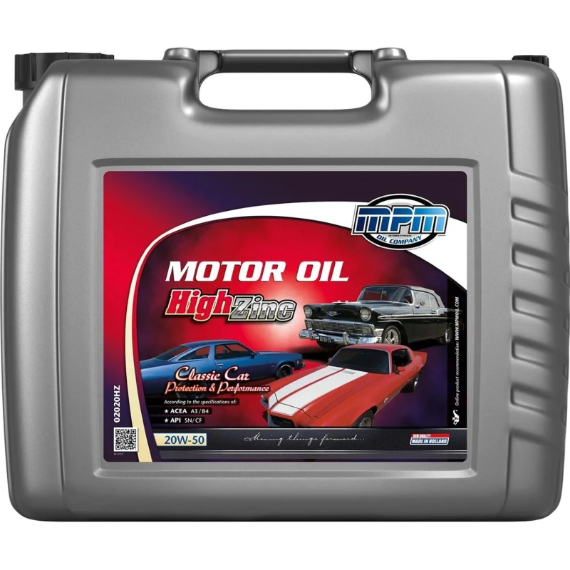 Image of MPM 02020HZ Engine oil Motor Oil 20W-50 Classic High Zinc Capacity: 20l, Contains mineral oil, Mineral Oil Engine Oil (1862)