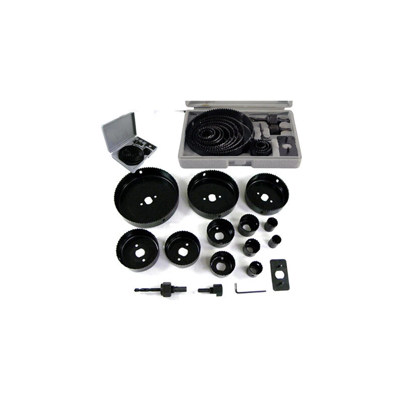 Image of Toolzone 16 Piece Holesaw Set In Blow Mold Case KDPHS034