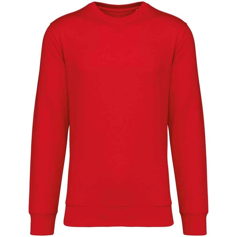 Image of Native Spirit Mens Crew Neck Sweatshirt in Scarlet Size: XS Scarlet Male XS