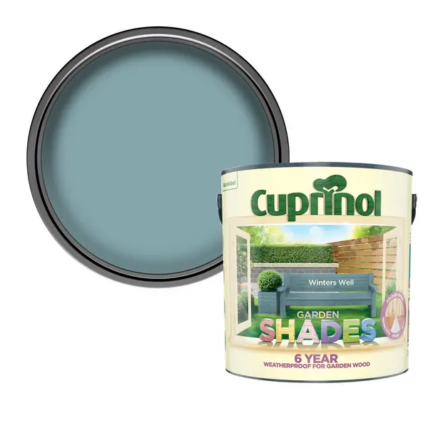 Image of Cuprinol Garden Shades Paint Winters Well - 2.5L Blue