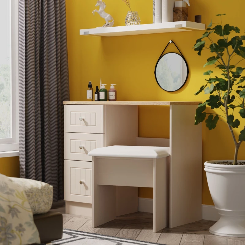 Image of Ready Assembled 2 U Norton Vanity (Ready Assembled) in Taupe Size: Medium Taupe Unisex Medium