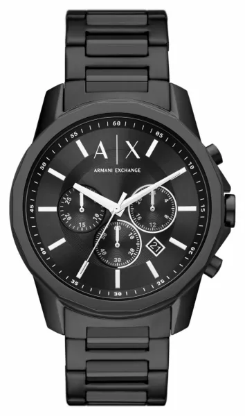 Image of Armani Exchange AX1722 Black Chronograph Dial Black Watch