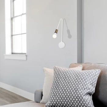 Image of Kunduz - 3267 White Wall Lamp