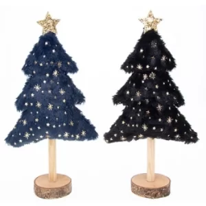 Image of Luxe Xmas Velvet Tree Tall