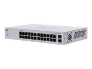 Image of CBS110 - Unmanaged - L2 - Gigabit Ethernet (10/100/1000) - Full duplex - Rack mounting - 1U