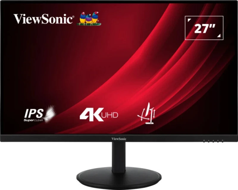 Image of Viewsonic Viewsonic VG Series VG2708-4K computer monitor 68.6cm (27") 3840 x 2160 pixels 4K Ultra HD LED Black VG2708-4K