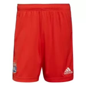 Image of adidas Olympique Lyonnais 21/22 Away Shorts Unisex - Red