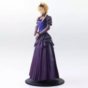 Image of Square Enix Final Fantasy VII: Remake Cloud Strife in Dress Disguise Static Arts Action Figure