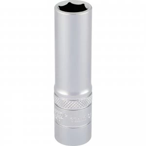Image of Draper 3/8" Drive Satin Finish Deep Hexagon Socket Metric 3/8" 11mm